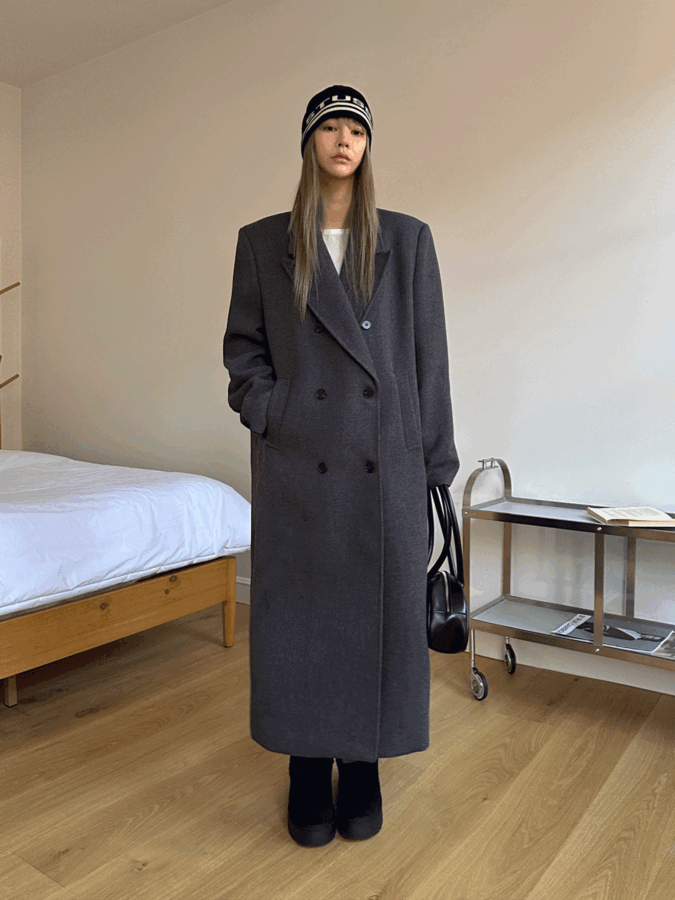 pure double long coat